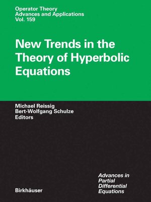 cover image of New Trends in the Theory of Hyperbolic Equations